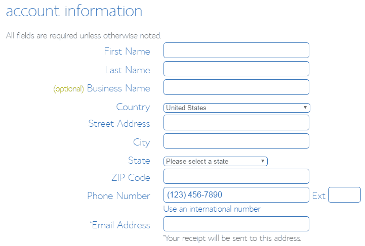 account-details-register-bluehost