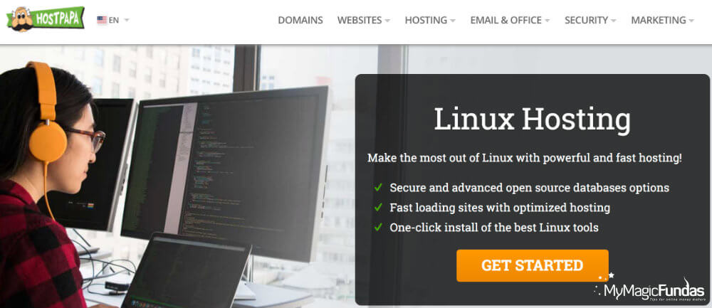 HostPapa Linux hosting