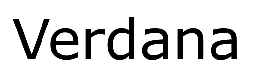 verdana